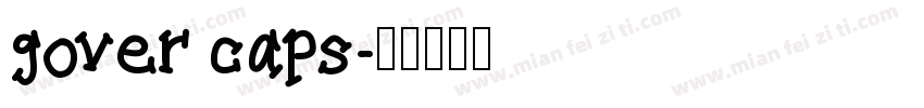 gover caps字体转换